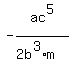 -ac%5E5%2F%282b%5E3%2Am%29