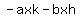 -axk+-bxh