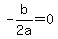 -b%2F%222+a%22=0