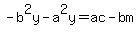 -b%5E2y-a%5E2y=ac-bm
