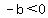 -b+%3C+0