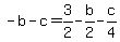 -b-c=3%2F2-b%2F2-c%2F4
