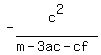 -c%5E2%2F%28m-3ac-cf%29