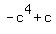 -c%5E4+%2B+c