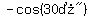 -cos%28%2230%B0%22%29