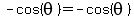 -cos%28theta%29=-cos%28theta%29