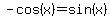 -cos%28x%29=sin%28x%29