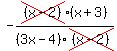 -cross%28%28x-2%29%29%28x%2B3%29%2F%283x-4%29cross%28%28x-2%29%29