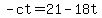 -ct=21-18t