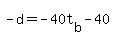 -d+=+-40t%5Bb%5D+-+40
