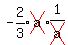 -expr%282%2F3%29cross%28a%29%2Aexpr%281%2Fcross%28a%29%29