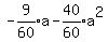 -expr%289%2F60%29a+-+expr%2840%2F60%29a%5E2