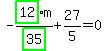 -highlight_green%28+12+%29%2Fhighlight_green%28+35+%29%2Am%2B27%2F5=0