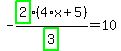 -highlight_green%28+2+%29%2Fhighlight_green%28+3+%29%2A%284%2Ax%2B5%29=10