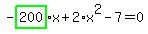 -highlight_green%28+200+%29%2Ax%2B2%2Ax%5E2-7=0