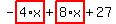 -highlight_red%28+4%2Ax+%29%2Bhighlight_red%28+8%2Ax+%29%2B27