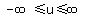 -infinity%3C=u%3C=infinity