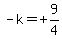 -k=%22%22%2B9%2F4