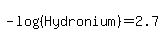 -log%28%28Hydronium%29%29=2.7