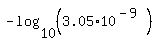 -log%2810%2C%283.05%2A10%5E%28-9%29%29%29
