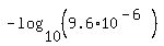 -log%2810%2C%289.6%2A10%5E%28-6%29%29%29