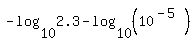 -log%2810%2C2.3%29-log%2810%2C%2810%5E%28-5%29%29%29