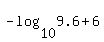 -log%2810%2C9.6%29%2B6