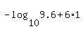 -log%2810%2C9.6%29%2B6%2A1