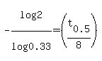 -log%282%29%2Flog%280.33%29=%28t%5B0.5%5D%2F8%29