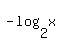 -log%282%2Cx%29