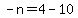 -n=4-10