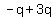 -q%2B3q