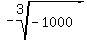 -root%283%2C-1000%29