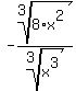 -root%283%2C8%2Ax%5E2%29%2Froot%283%2Cx%5E3%29
