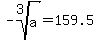 -root%283%2Ca%29=159.5