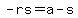 -rs=a-s