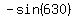 -sin%28630%29