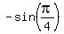 -sin%28pi%2F4%29