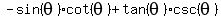 -sin%28theta%29cot%28theta%29%2Btan%28theta%29csc%28theta%29