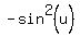 -sin%5E2%28u%29