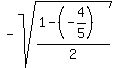 -sqrt%28%281-%28-4%2F5%29%29%2F2%29