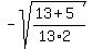 -sqrt%28%2813%2B5%29%2F%2813%2A2%29%29