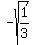 -sqrt%281%2F3%29