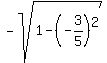 -sqrt%281-%28-3%2F5%29%5E2%29