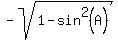 -sqrt%281-sin%5E2%28A%29%29