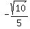 -sqrt%2810%29%2F5