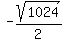 -sqrt%281024%29%2F2