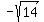 -sqrt%2814%29