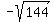-sqrt%28144%29
