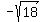 -sqrt%2818%29